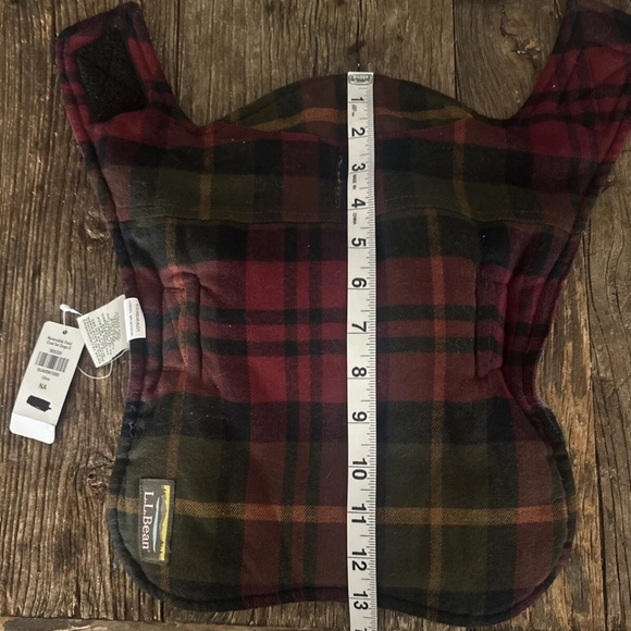 L.L.Bean Dog Plaid Multi Reversible Field Coat for Dogs Small NWT - Picture 4 of 6